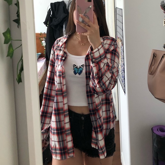 OVERSIZED TOMMY HILFIGER FLANNEL - Picture 3 of 4